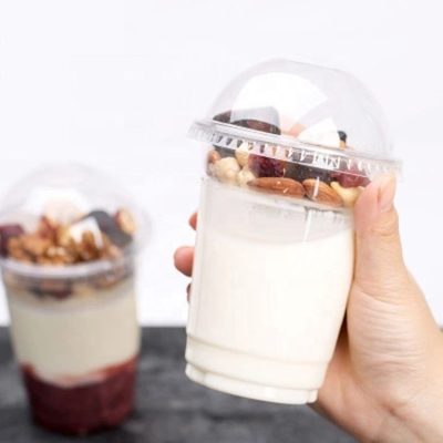 Disposable Clear Ice Cream Pet Cup (1)